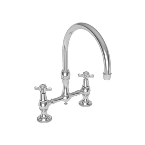Newport Brass Kitchen Bridge Faucet in Polished Chrome 9455-26 - main